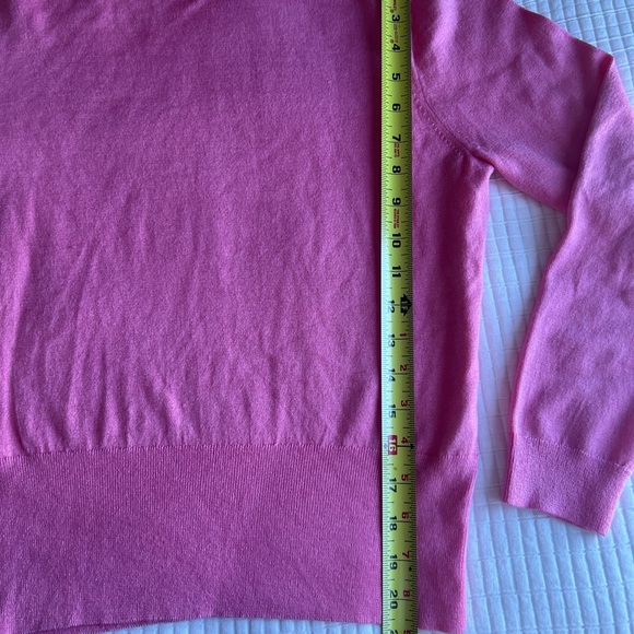 Pink J. Crew thin sweater - Picture 4 of 5